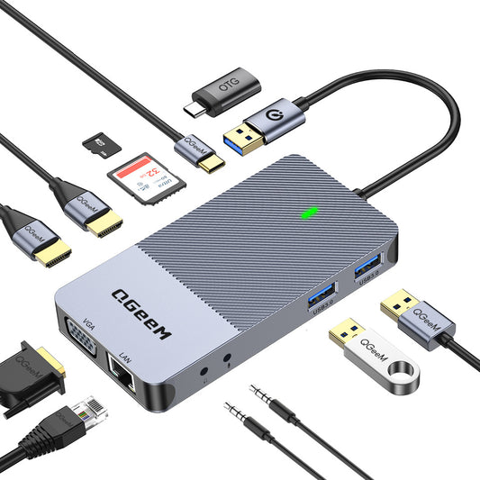 11in 1 Display Link Docking Station